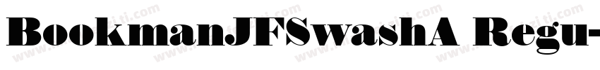 BookmanJFSwashA Regu字体转换